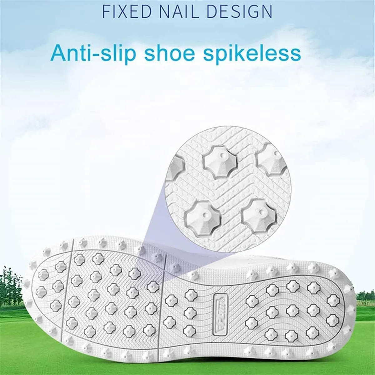 Ladies Golf Shoes, Waterproof Walking Shoes Leather Spikeless Golf Sport Sneaker Comfort Non Slip Sport Athletic Trainer