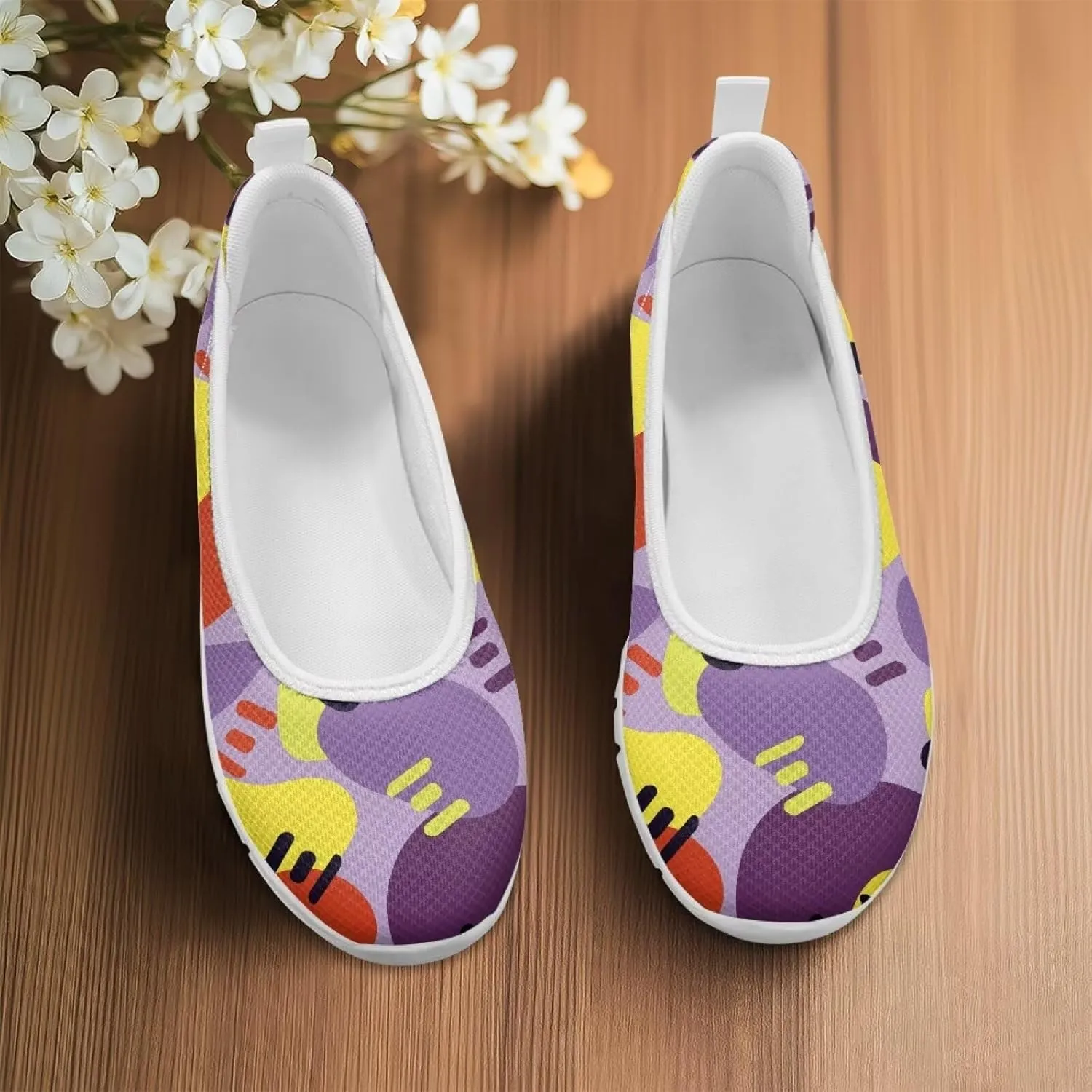 Ladies Slip on Loafer Shoes Womens Flats Dress Clothes Shoes Ballet Pregnant Walking Work Casual Comfortable