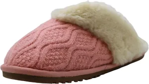 Lamo Womens Caroline Knit Scuff Slipper Shoes