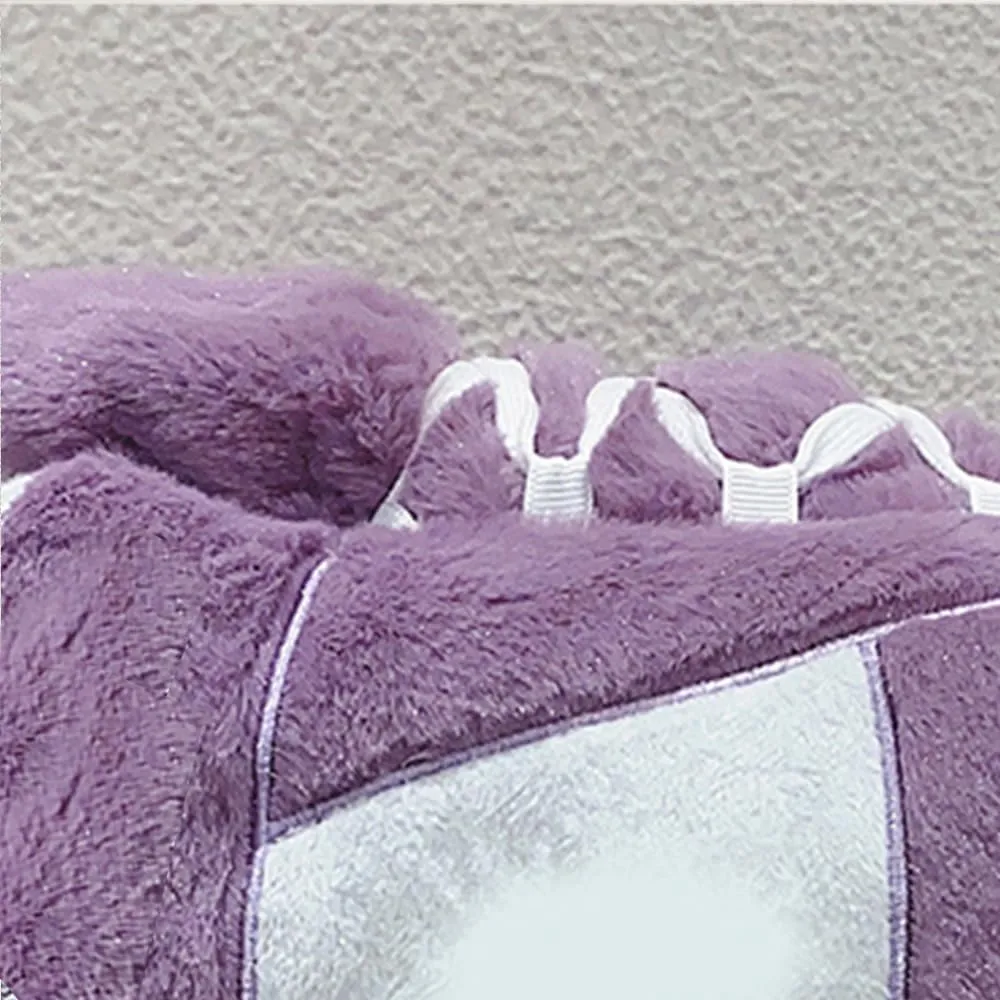 LAPRBY Sneaker Slippers Non Slip Sole Indoor House Plush Slippers Unisex Indoor Floor Cotton Shoes