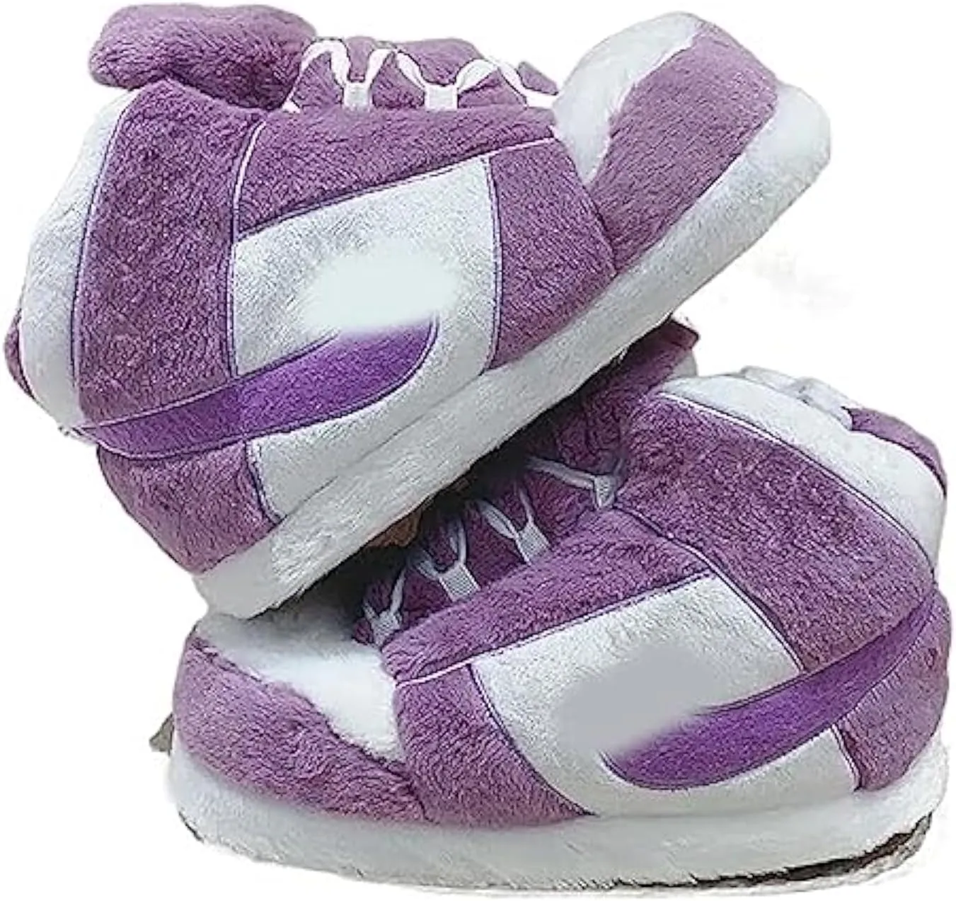 LAPRBY Sneaker Slippers Non Slip Sole Indoor House Plush Slippers Unisex Indoor Floor Cotton Shoes