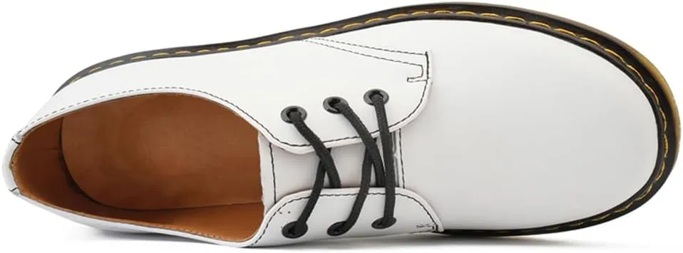 LEADER SHOW ® Men's Casual Loafer Business Shoes Lace Up Flats Dress Oxfords