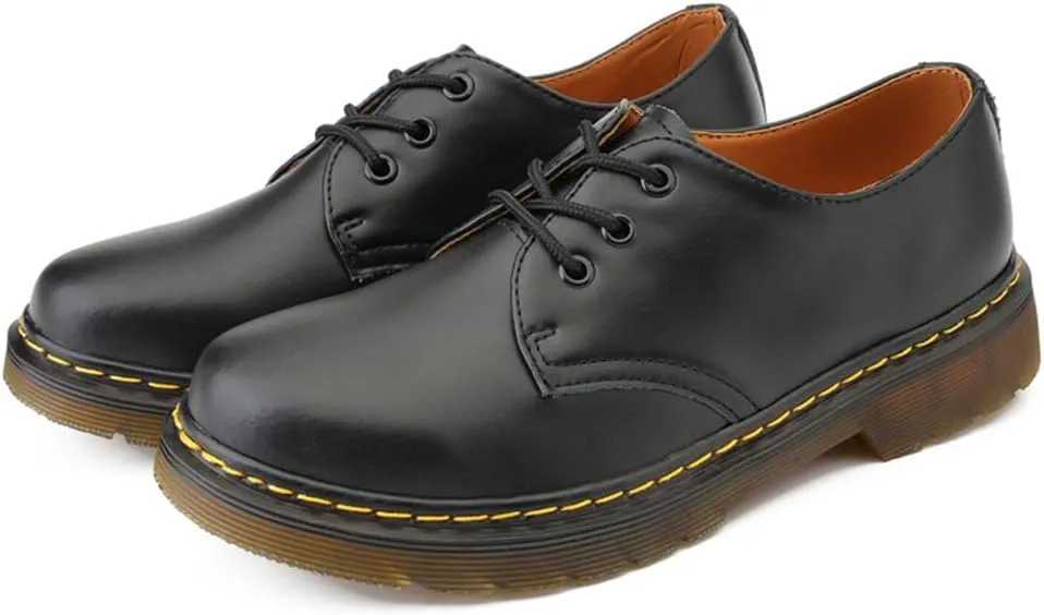 LEADER SHOW ® Men's Casual Loafer Business Shoes Lace Up Flats Dress Oxfords