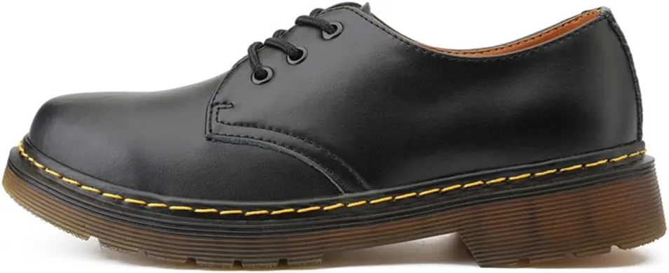 LEADER SHOW ® Men's Casual Loafer Business Shoes Lace Up Flats Dress Oxfords