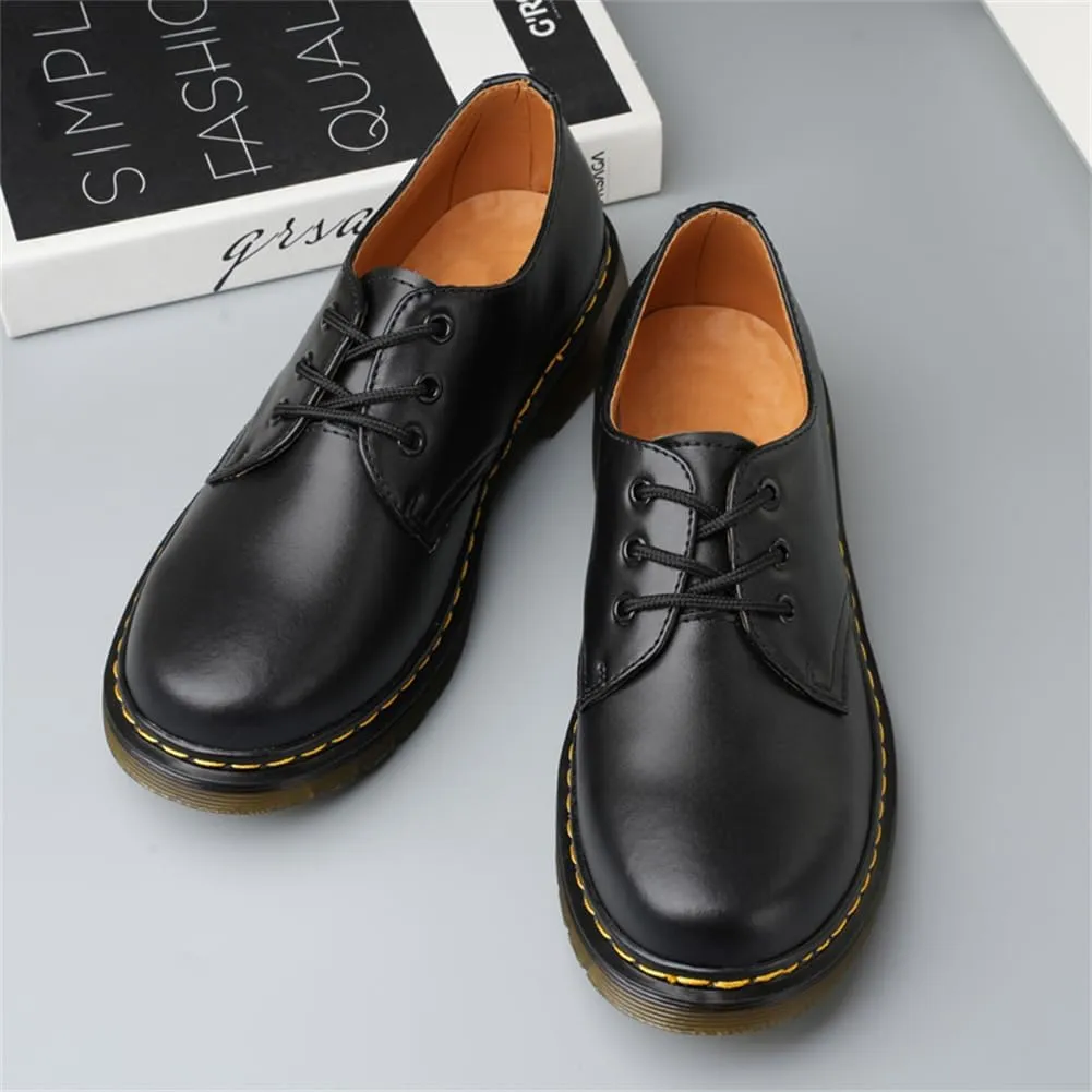 LEADER SHOW ® Men's Casual Loafer Business Shoes Lace Up Flats Dress Oxfords