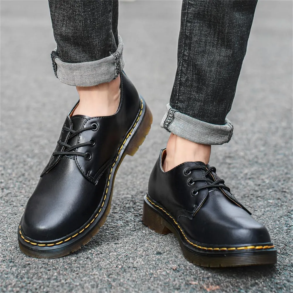 LEADER SHOW ® Men's Casual Loafer Business Shoes Lace Up Flats Dress Oxfords