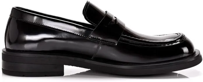 Leather Casual Sneakers for Mens Formal Slip On Penny Loafer Shoes Summer Breathable Driving Shoes