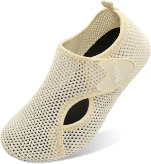 LeIsfIt Water Shoes for Women Men Wide Swim Beach Barefoot Shoes Quick Dry Aqua Socks for Pool Diving Boating River Yoga Lake Surf