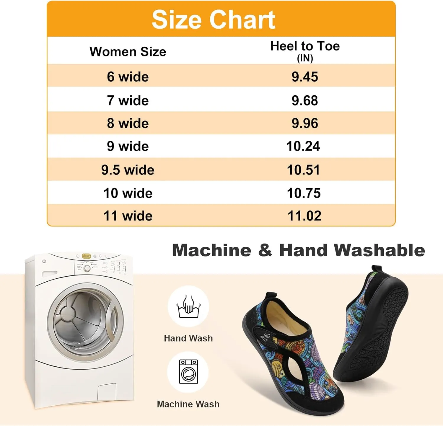 LeIsfIt Womens Slippers Wide Diabetic Shoes Adjustable Arthritis Edema House Shoes Indoor Outdoor Slippers