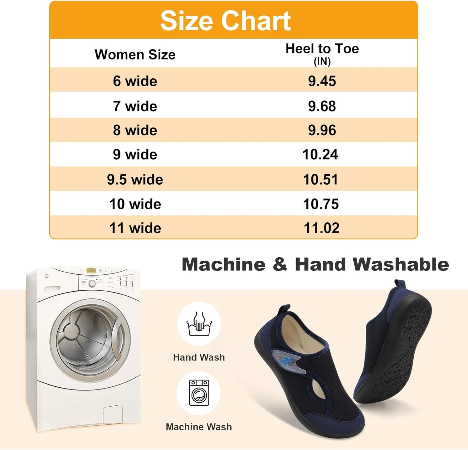 LeIsfIt Womens Slippers Wide Diabetic Shoes Adjustable Arthritis Edema House Shoes Indoor Outdoor Slippers