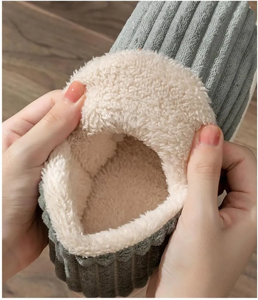 LELEBEAR Pluffi Slipper Booties Women, Pluffi The Cozy Stylish Slipper, Winter Cozy Warm Plush Lining Slippers