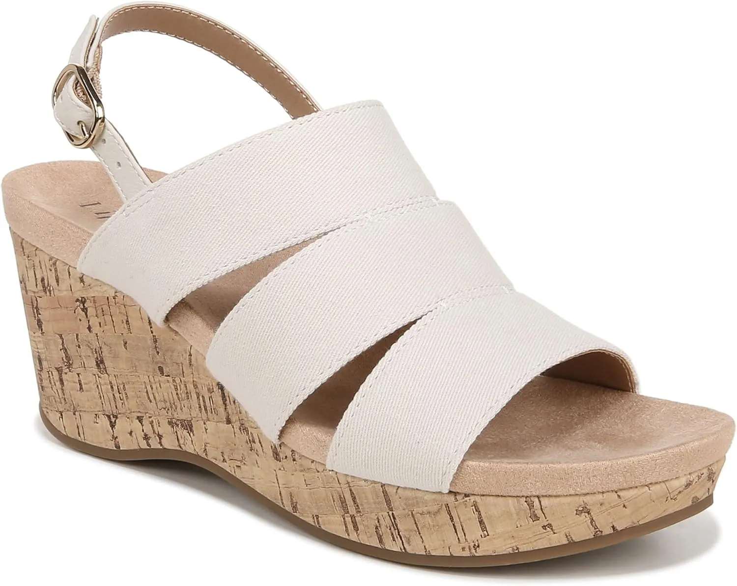 LifeStride Women's Darby Slingback Wedge Sandals