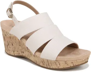 LifeStride Women's Darby Slingback Wedge Sandals
