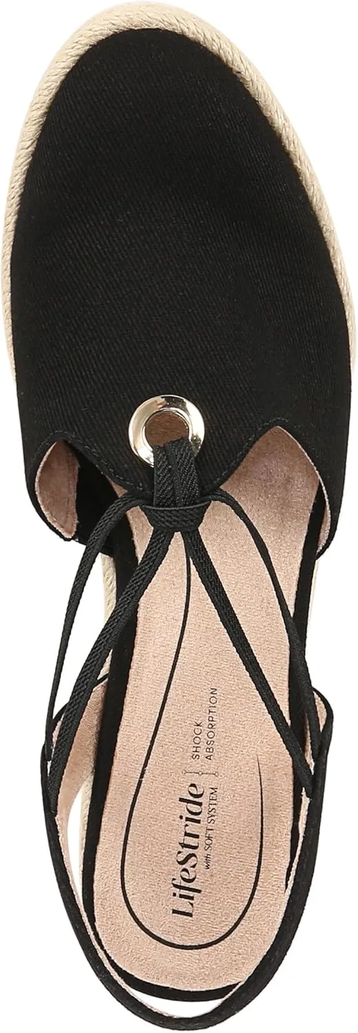 LifeStride Women's Kennedy Espadrille Wedge Sandal
