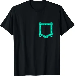 Light Teal Aqua Absolutely No Pocket Watching! Aqua Graphic T-Shirt