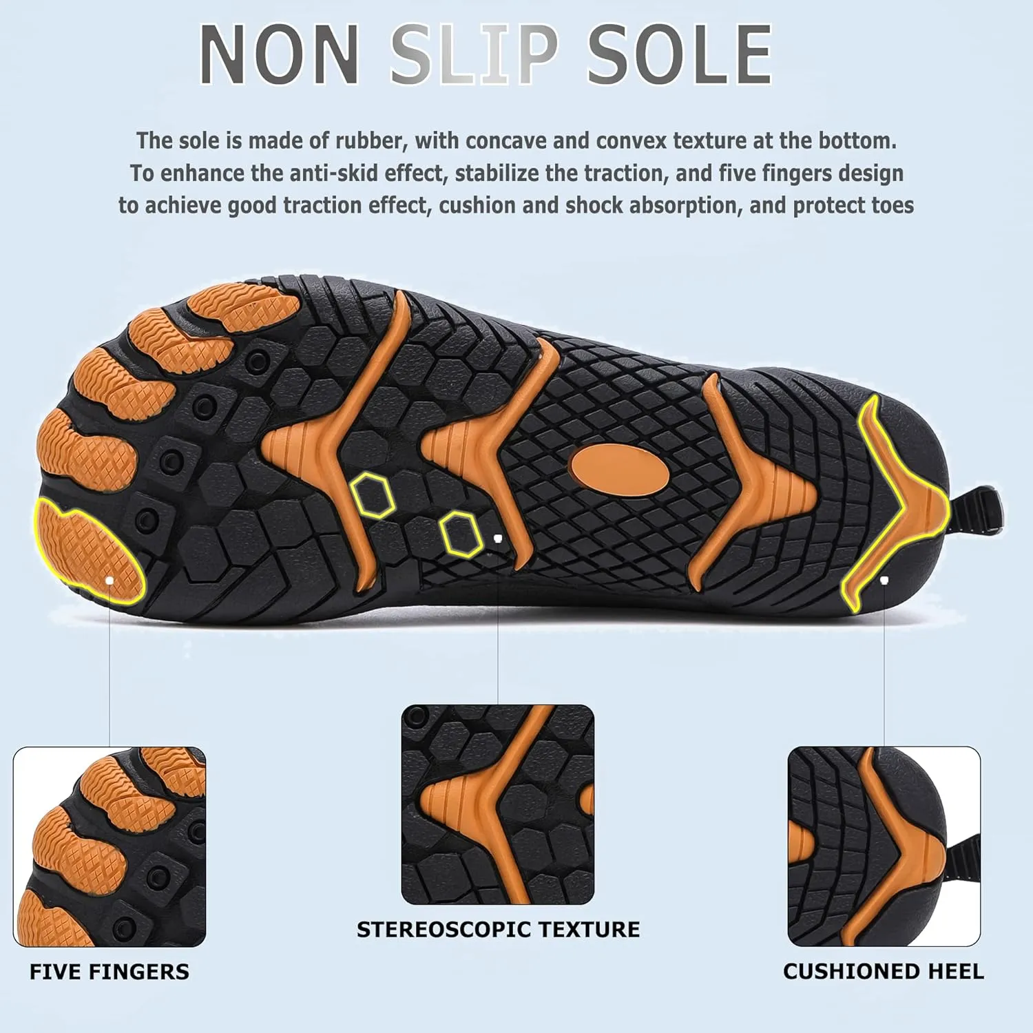 Lightweight Comfortable Water Shoes for Men Women Barefoot Quick Dry Aqua Shoes Outdoor Beach Shoes for Diving Walking Boating Swimming Surfing Yoga