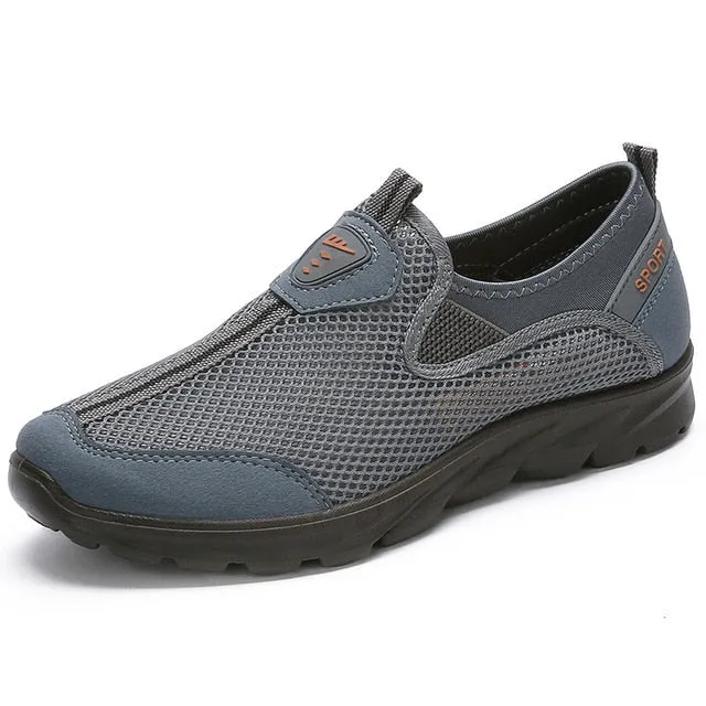 Lightweight Durable materials Summer 48 Big Breathable Casual Mesh Men Non-slip Shoes Shoes for Men Men Merkmak 2020 New Black Friday sale Sneakers Comfortable Size