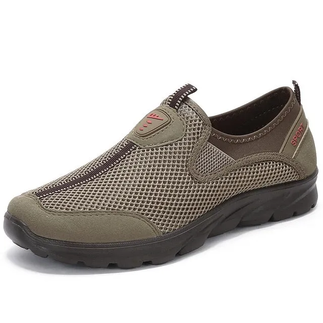 Lightweight Durable materials Summer 48 Big Breathable Casual Mesh Men Non-slip Shoes Shoes for Men Men Merkmak 2020 New Black Friday sale Sneakers Comfortable Size