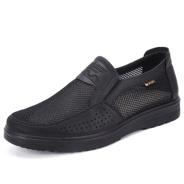 Lightweight Durable materials Summer 48 Big Breathable Casual Mesh Men Non-slip Shoes Shoes for Men Men Merkmak 2020 New Black Friday sale Sneakers Comfortable Size