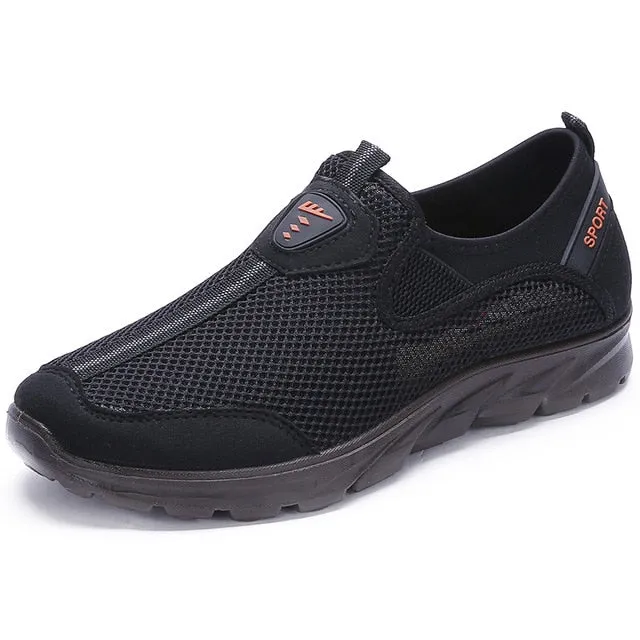 Lightweight Durable materials Summer 48 Big Breathable Casual Mesh Men Non-slip Shoes Shoes for Men Men Merkmak 2020 New Black Friday sale Sneakers Comfortable Size