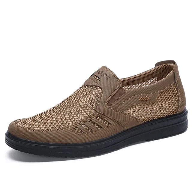 Lightweight Durable materials Summer 48 Big Breathable Casual Mesh Men Non-slip Shoes Shoes for Men Men Merkmak 2020 New Black Friday sale Sneakers Comfortable Size