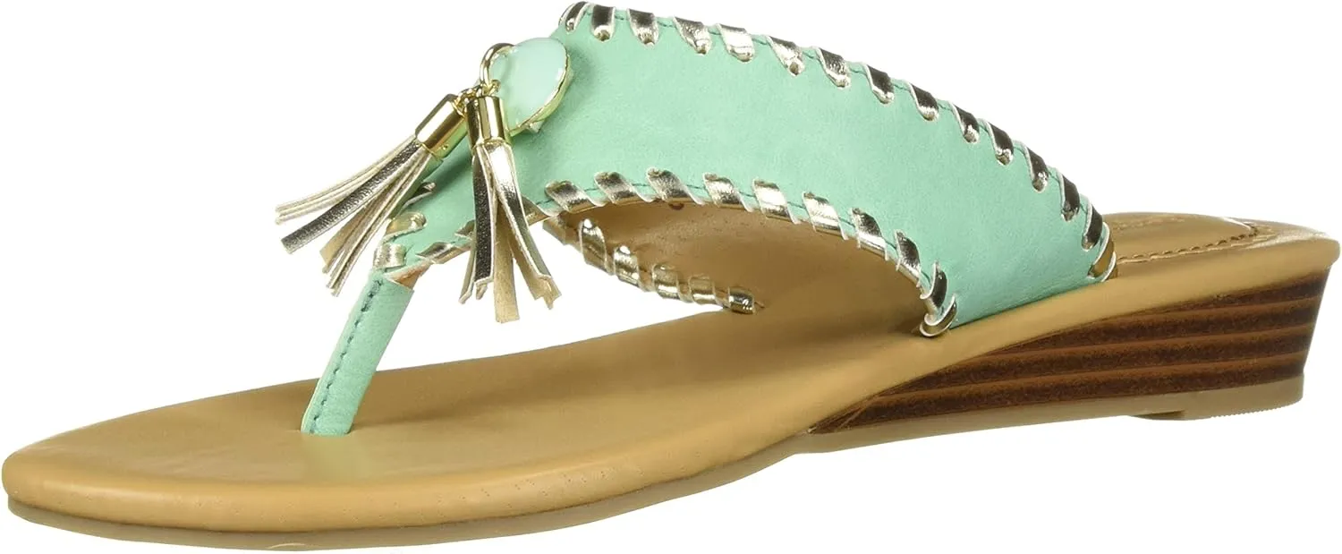 LINDSAY PHILLIPS Women's Thong Wedge Sandal