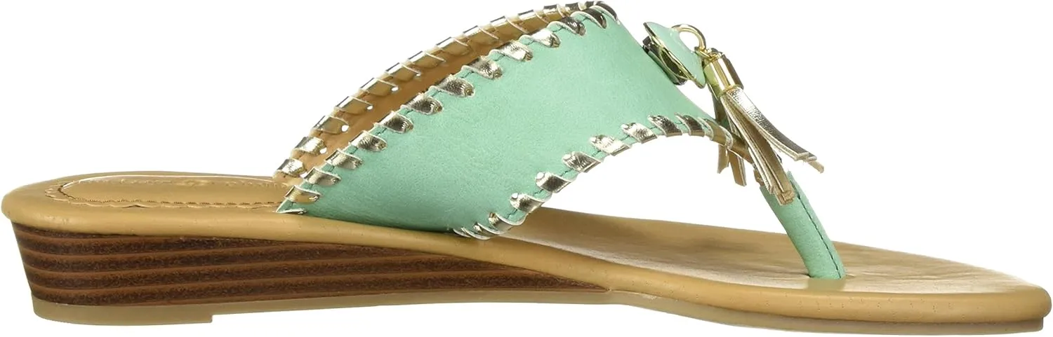 LINDSAY PHILLIPS Women's Thong Wedge Sandal