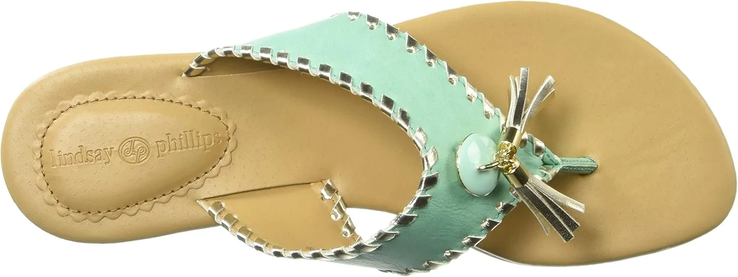LINDSAY PHILLIPS Women's Thong Wedge Sandal