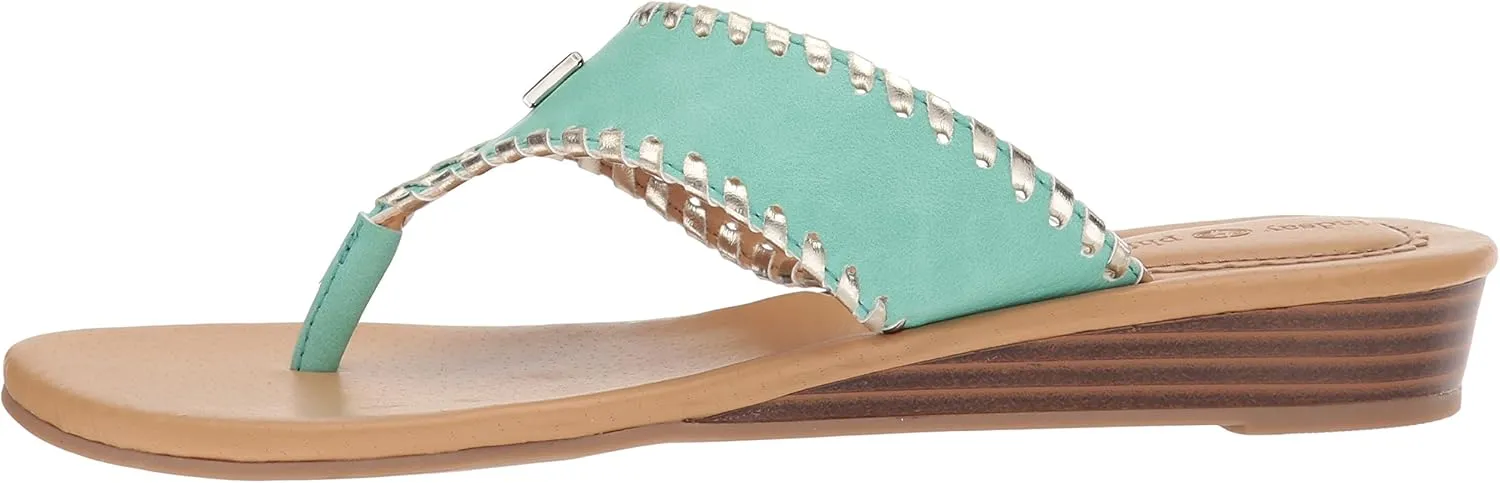 LINDSAY PHILLIPS Women's Thong Wedge Sandal