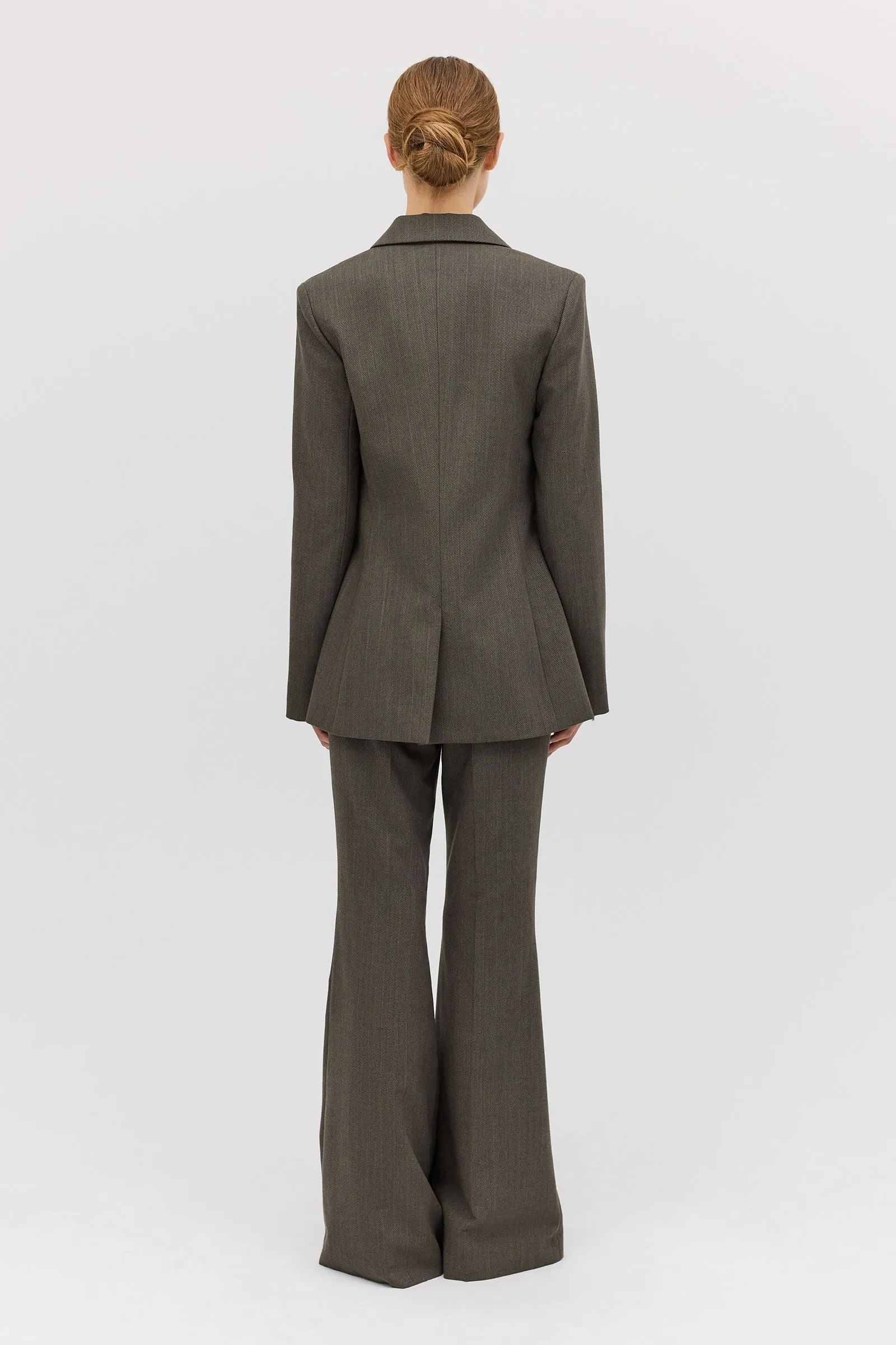 LIQUORICE WOOL INTERLUDE JACKET