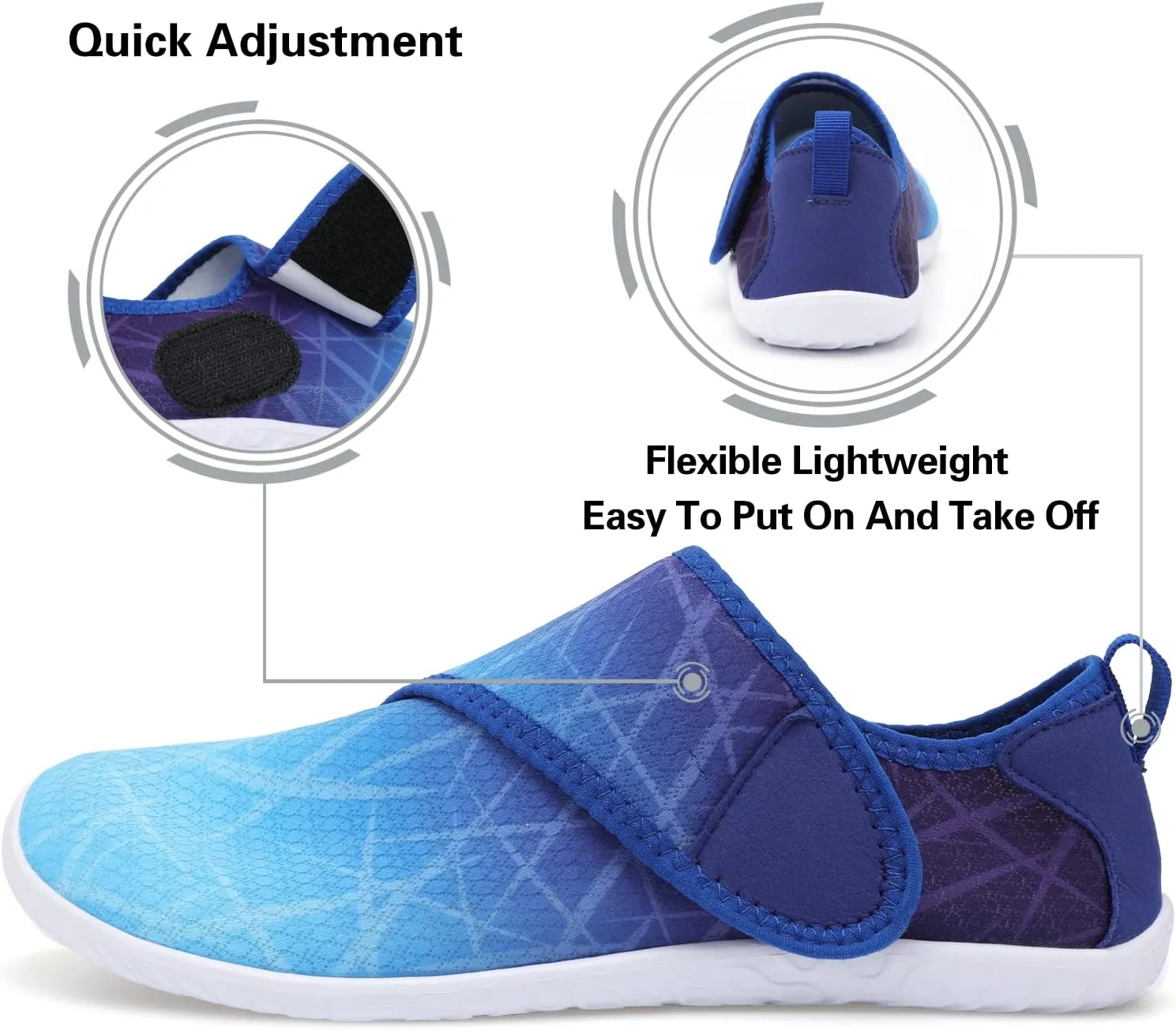 Lisdwde Women Men Water Shoes Quick Dry Breathable Aqua Sock Shoe for Summer Pool Swimming Beach Diving Walking