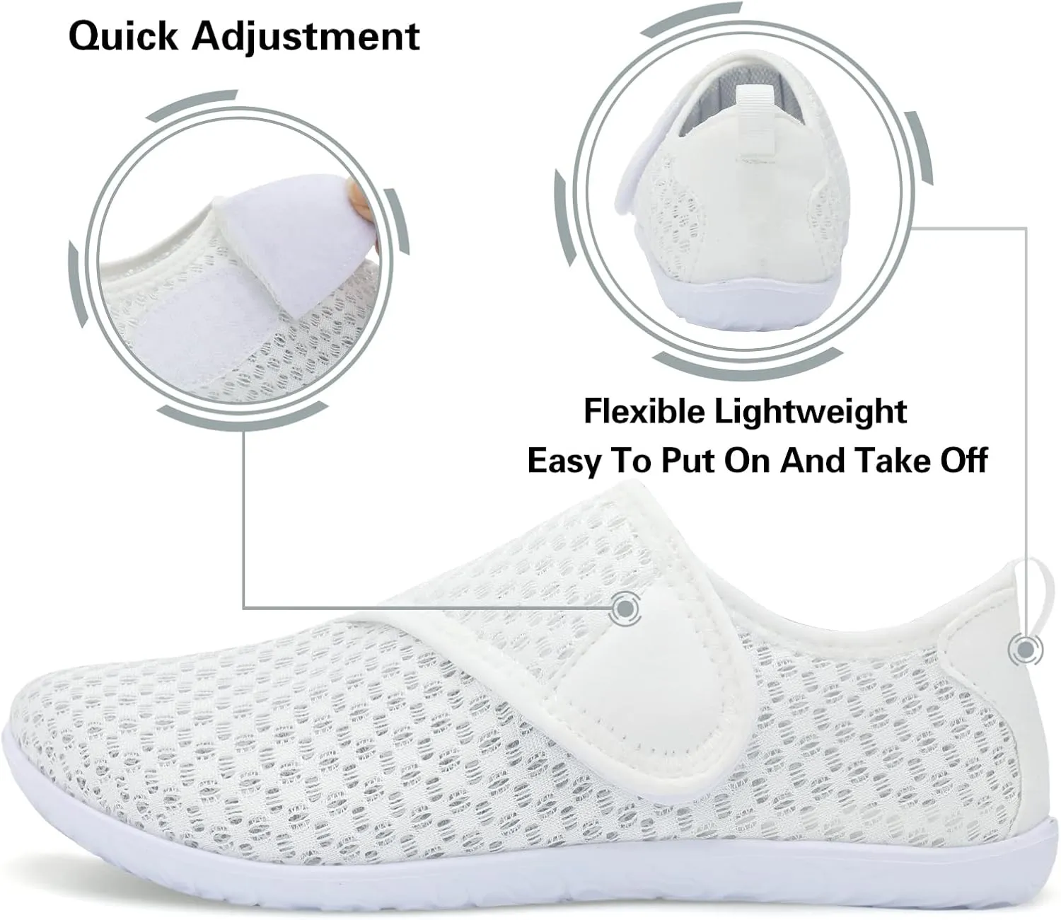 Lisdwde Women Men Water Shoes Quick Dry Breathable Aqua Sock Shoe for Summer Pool Swimming Beach Diving Walking