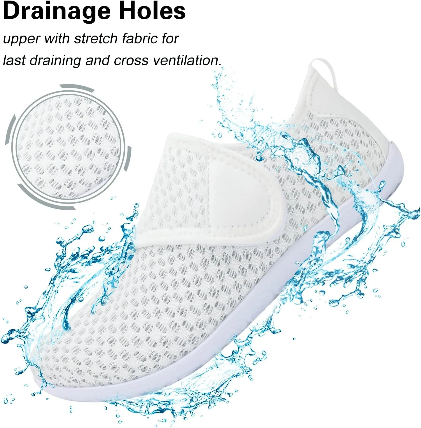 Lisdwde Women Men Water Shoes Quick Dry Breathable Aqua Sock Shoe for Summer Pool Swimming Beach Diving Walking
