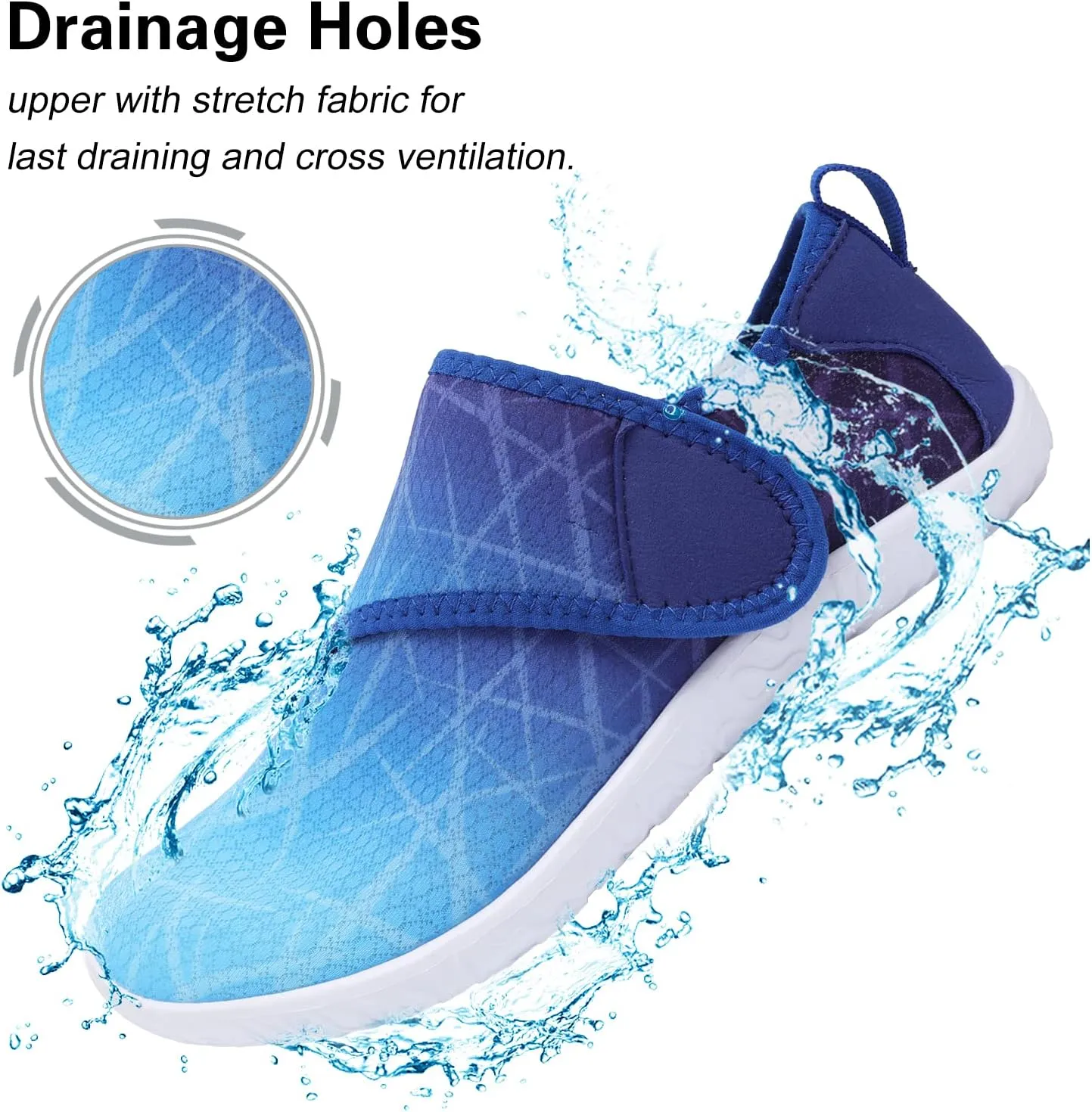 Lisdwde Women Men Water Shoes Quick Dry Breathable Aqua Sock Shoe for Summer Pool Swimming Beach Diving Walking