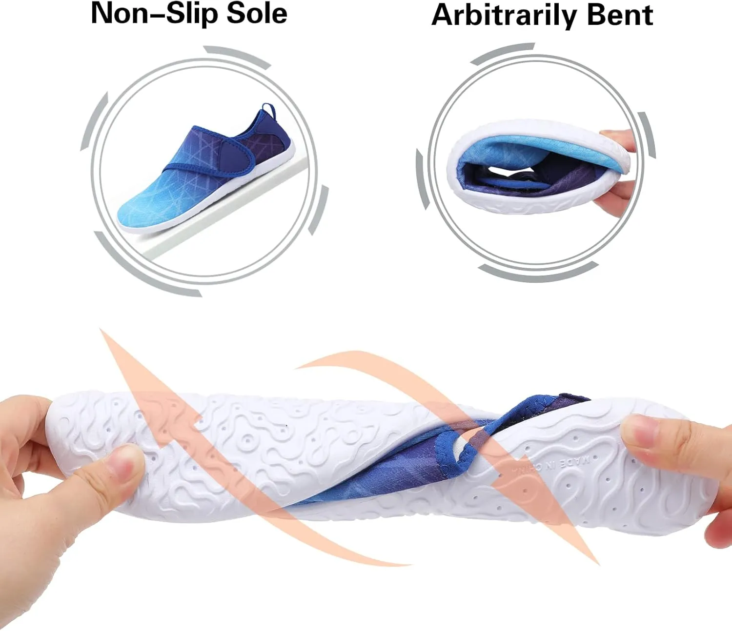 Lisdwde Women Men Water Shoes Quick Dry Breathable Aqua Sock Shoe for Summer Pool Swimming Beach Diving Walking