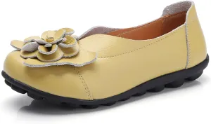 Loafers for Women Comfort Flowers Slip on Soft Sole Flat Lightweight Closed Toe Moccasins Driving Flats Casual Work Office Shoes