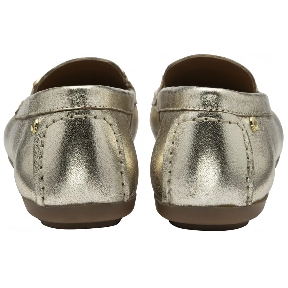 Lotus Martino Gold Leather Loafer