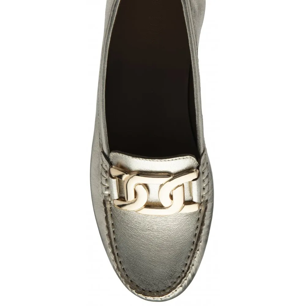 Lotus Martino Gold Leather Loafer
