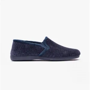 Lotus SHELDON Mens Full Slippers Navy