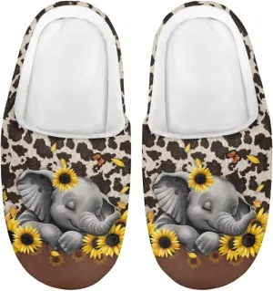 Lotusorchid Sleep Slipper for Kids, Warm Cozy Girls Bedroom Slipper Memory Foam House Slipper for Boys, Non Slip House Shoes Indoor Outdoor