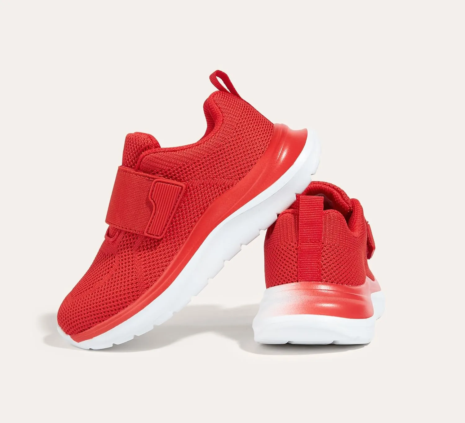 LUCKY STEP Boys Girls Tennis Shoes Kids Unisex Walking Running School Athletic Hook and Loops Strap Breathable for Toddler/Little Kid/Big Kid