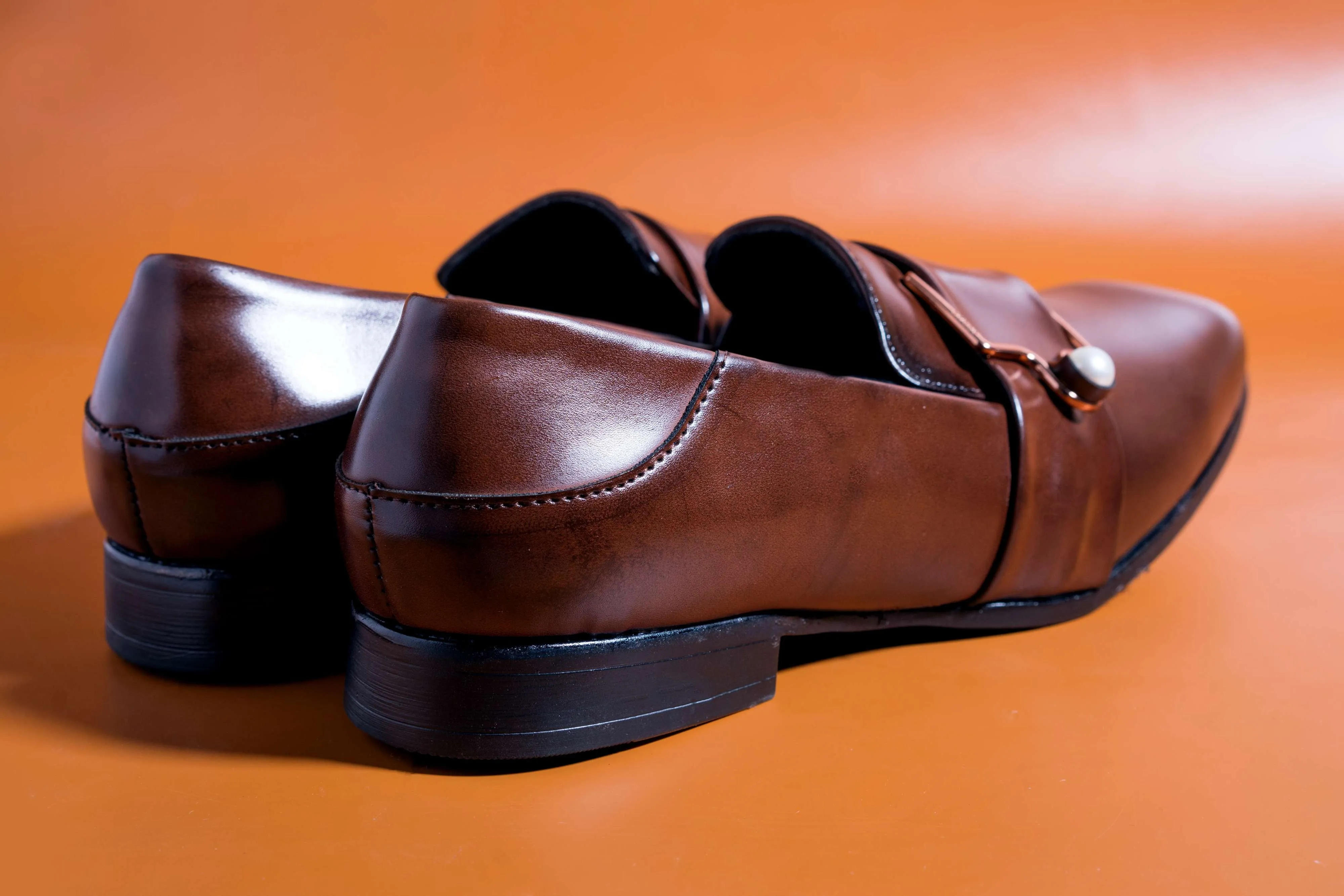 Luxury Design Brown Party Wear Premium Quality Loafer For Men-JonasParamount