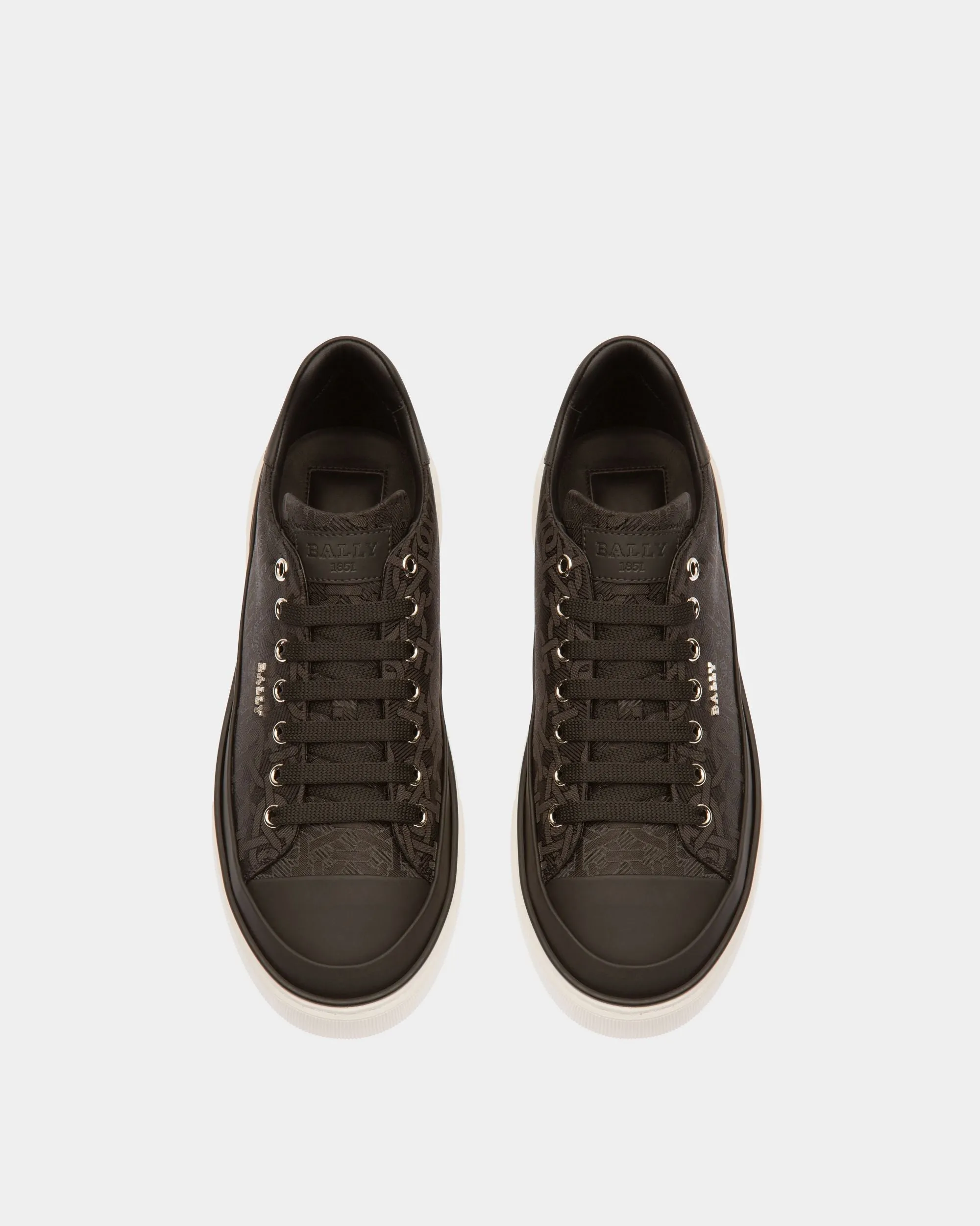 Maily Fabric Sneakers In Black