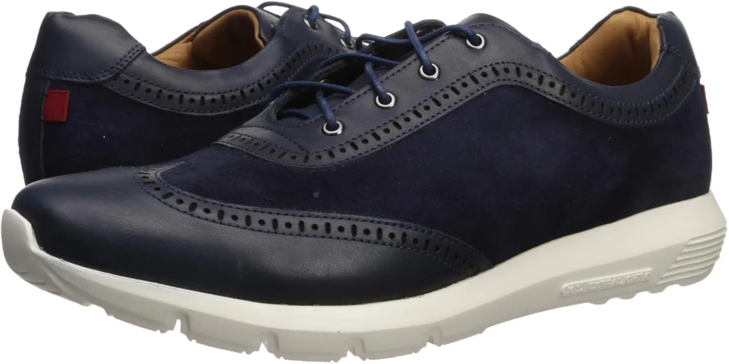 Marc Joseph New York Men's Leather Extra Lightweight Technology Fashion Wingtip Sneaker