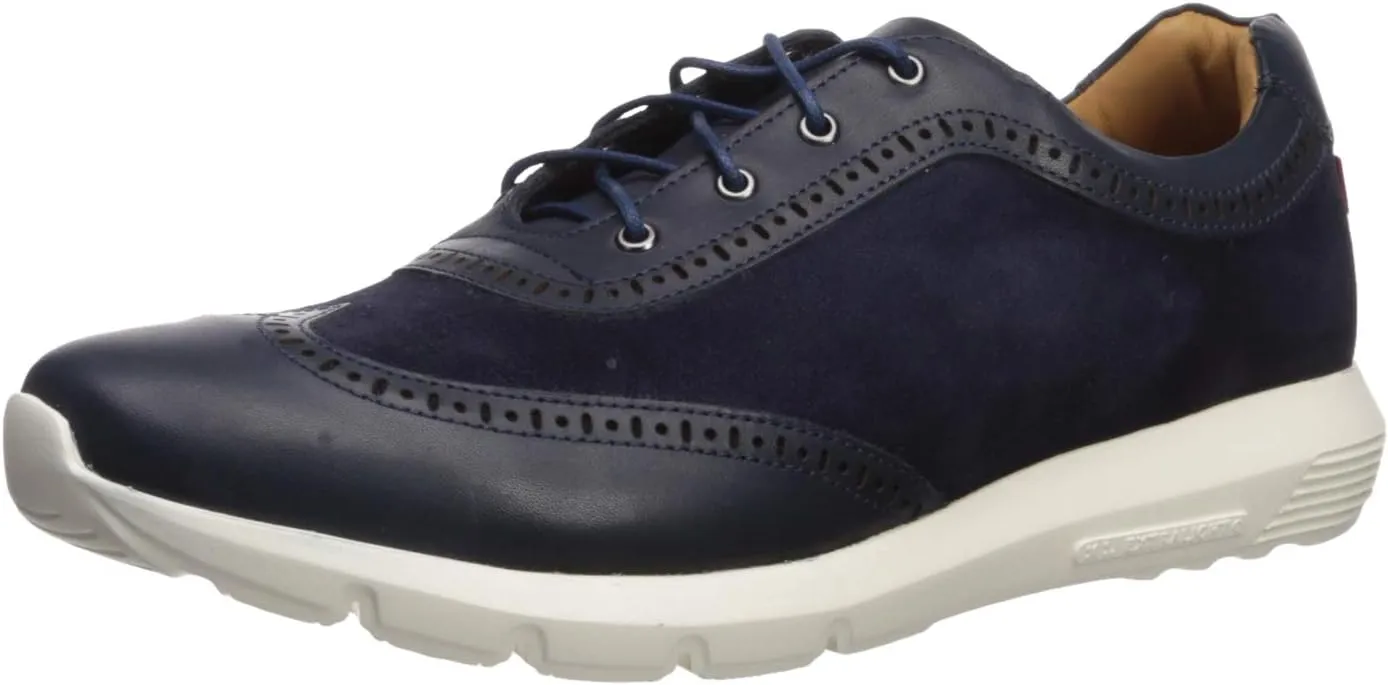 Marc Joseph New York Men's Leather Extra Lightweight Technology Fashion Wingtip Sneaker