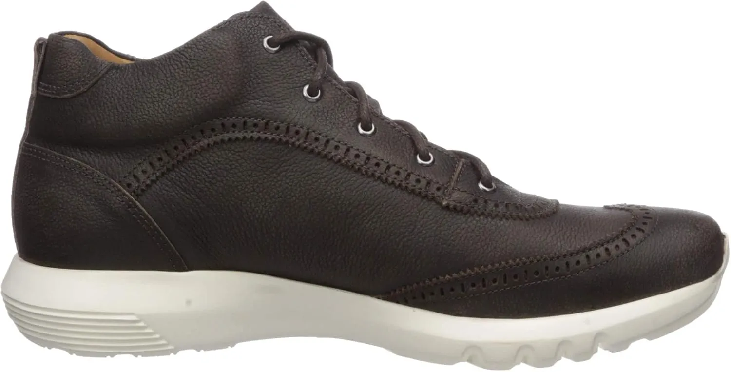 MARC JOSEPH NEW YORK Men's Leather Extra Lightweight Woven Ankle Boot Wingtip