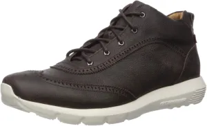 MARC JOSEPH NEW YORK Men's Leather Extra Lightweight Woven Ankle Boot Wingtip