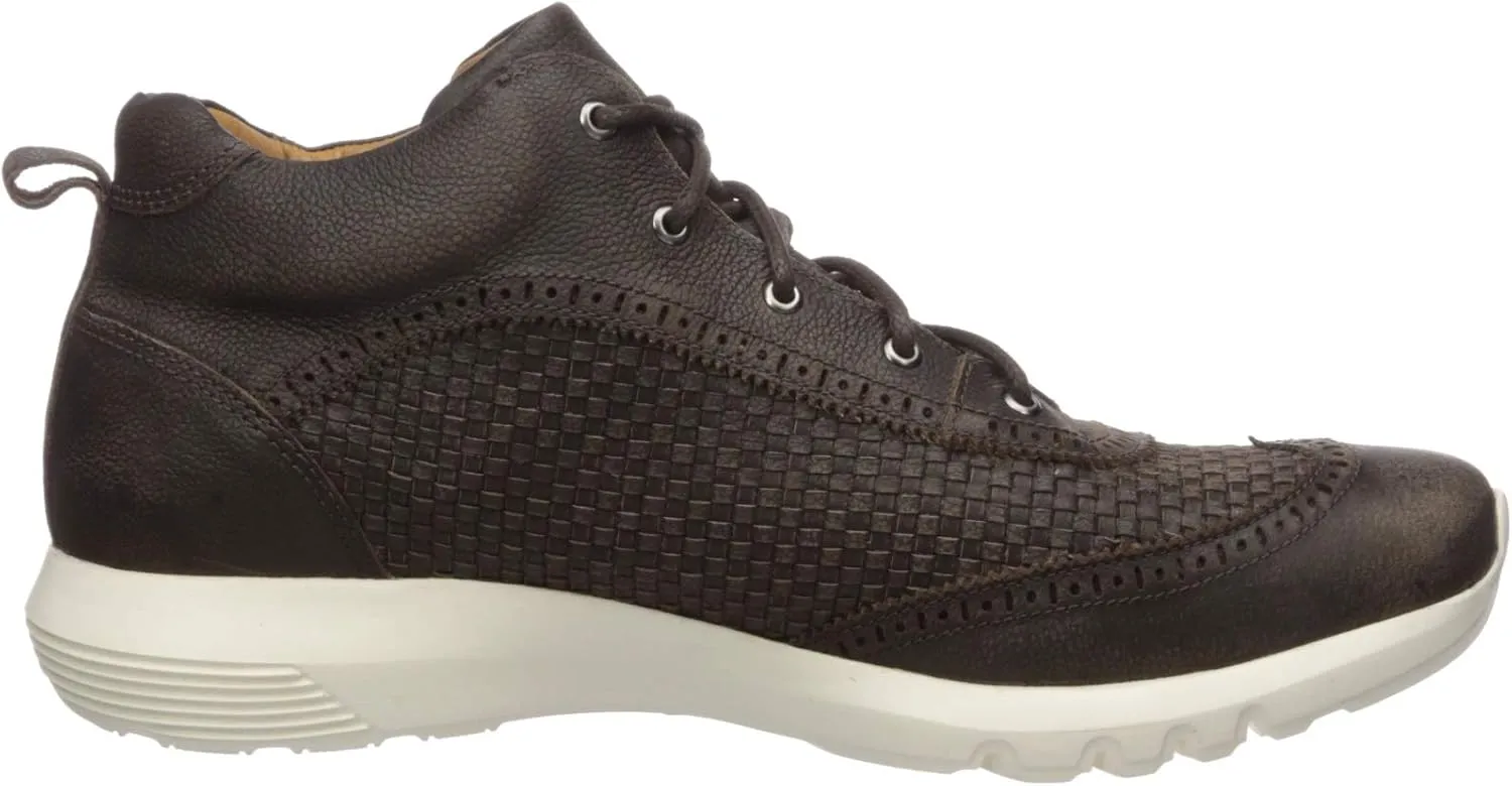 MARC JOSEPH NEW YORK Men's Leather Extra Lightweight Woven Ankle Boot Wingtip