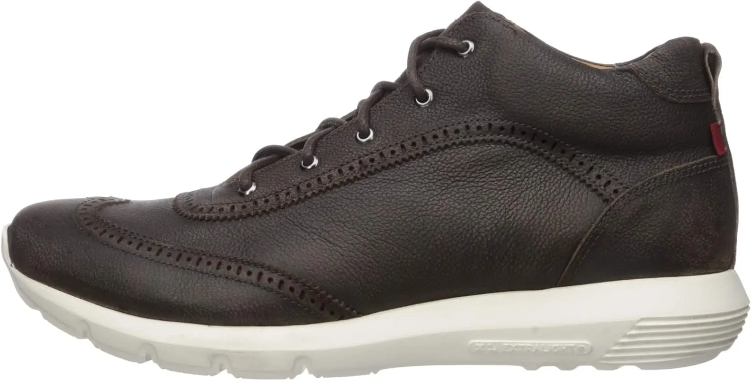 MARC JOSEPH NEW YORK Men's Leather Extra Lightweight Woven Ankle Boot Wingtip