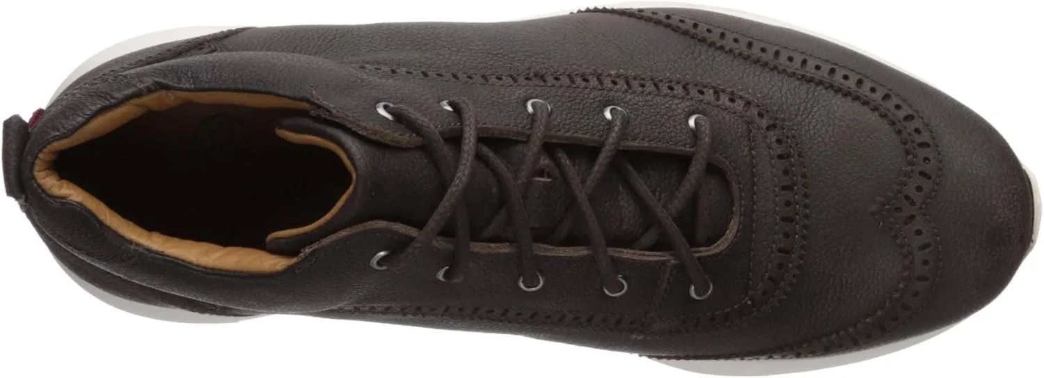 MARC JOSEPH NEW YORK Men's Leather Extra Lightweight Woven Ankle Boot Wingtip